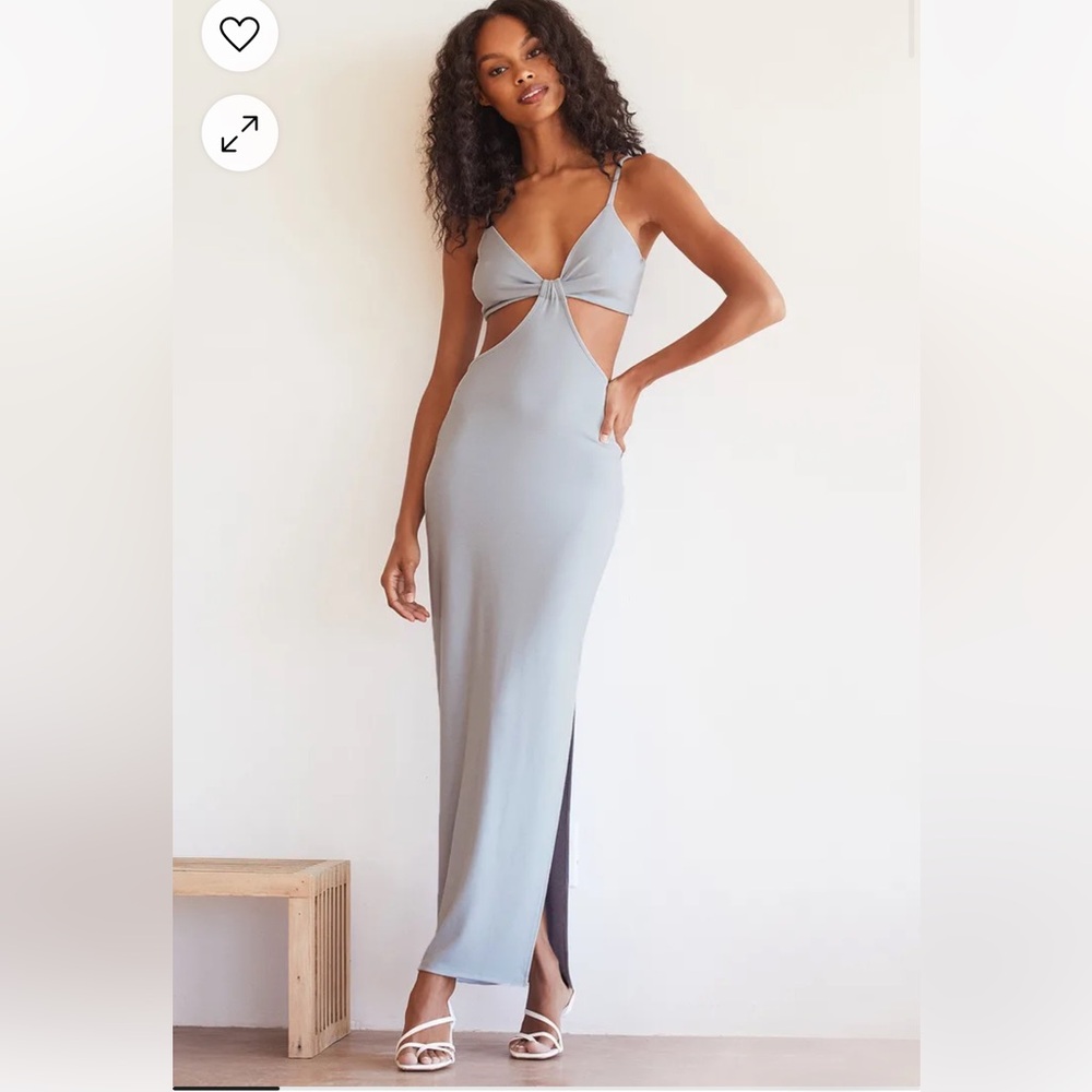 Cutout bodycon maxi dress